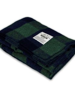 Manta de campamento de lana blanca de Minus33 White