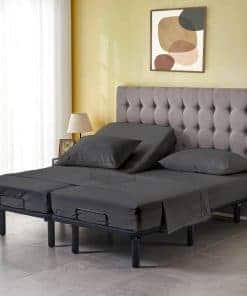 Juego de sábanas de 5 piezas Split California King para