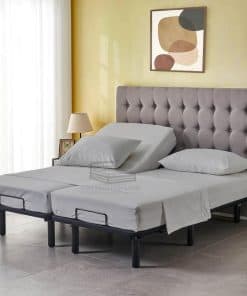 Juego de sábanas dividas de 5 piezas para camas ajustables