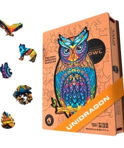 Rompecabezas de madera original UNIDRAGON - Búho