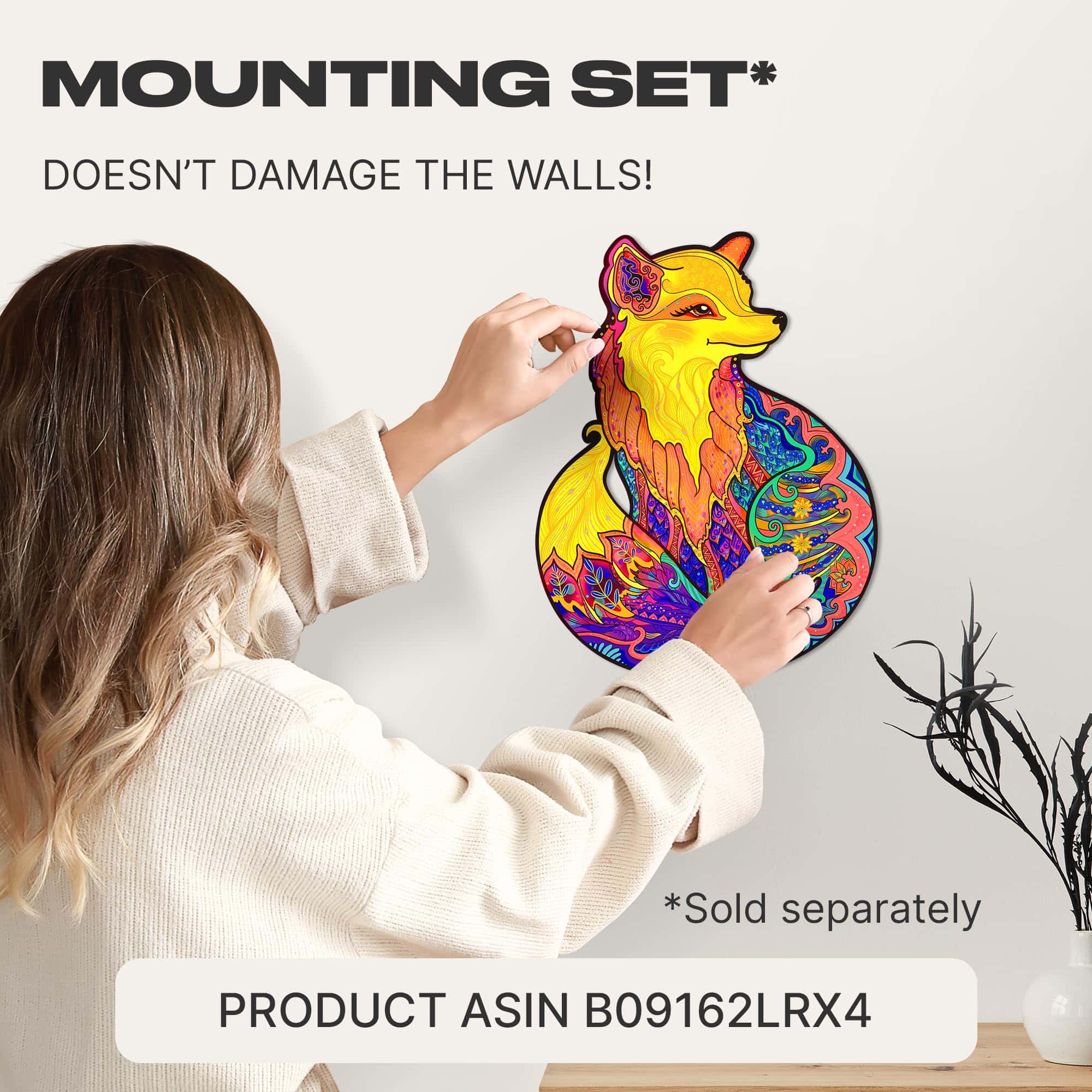 Rompecabezas de madera original UNIDRAGON - Zorro - Imagen 7