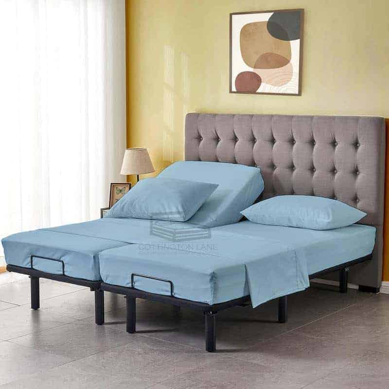 Juego de sábanas divididas Cottington Lane Split Queen