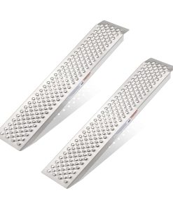 Rampas de aluminio para cobertizo 47x8.5 pulgadas, gardhom