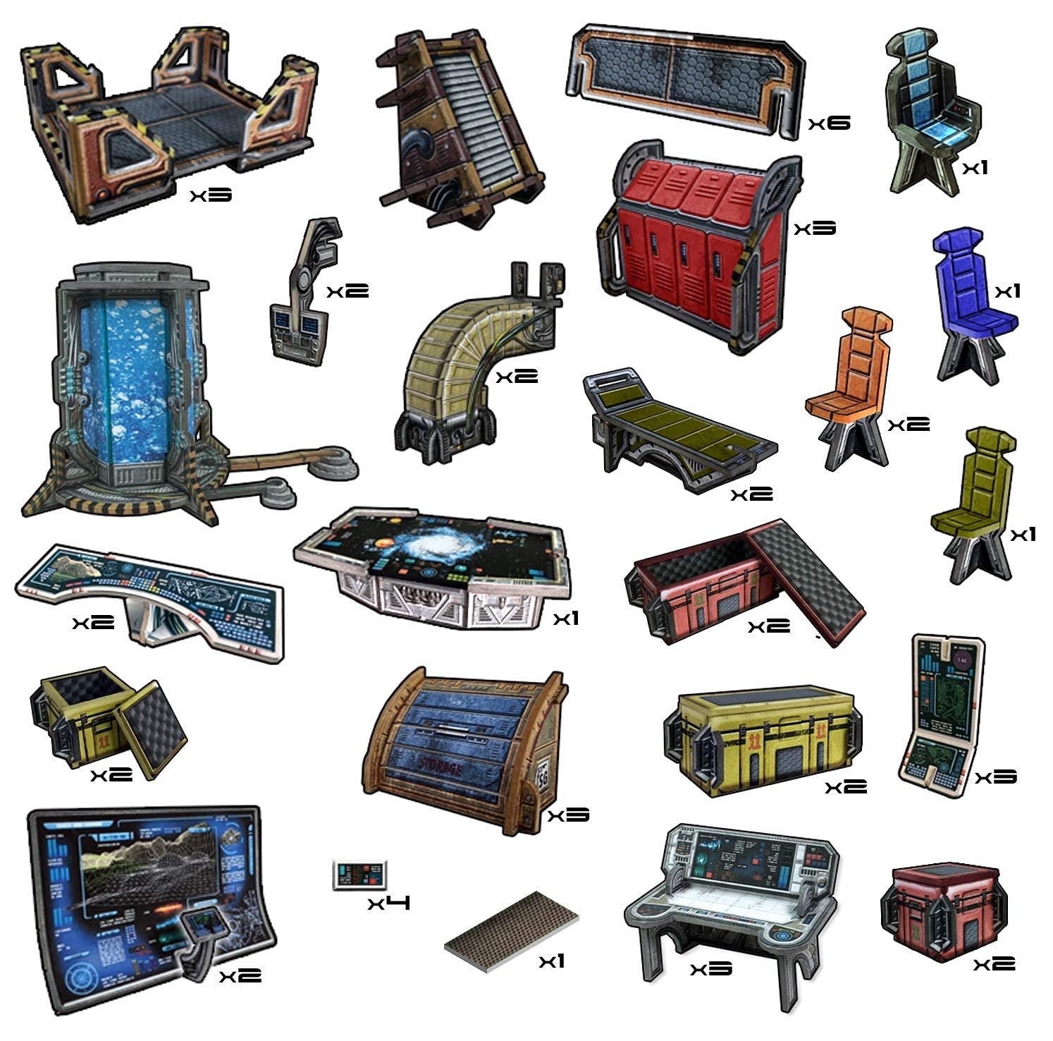 Battle Systems Sci-Fi Terrain - Terreno Modular 3D de - Imagen 6