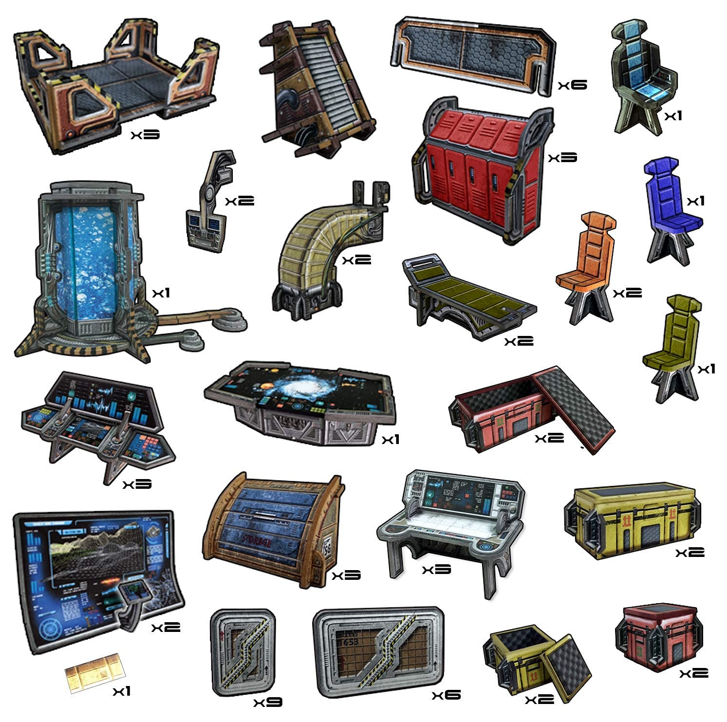 Battle Systems Sci-Fi Terrain - 28mm Modular 3D Space - Imagen 6