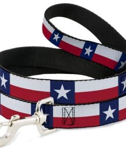 Correa para Perro Bandera de Texas Continua 4 Pies de Largo