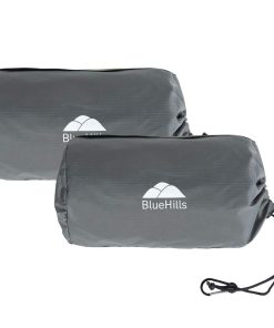 Manta de viaje ultra compacta BlueHills 2 Pack -Gris