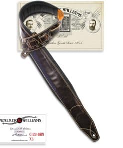 Correa de Guitarra de Cuero Premium Doble Acolchada de