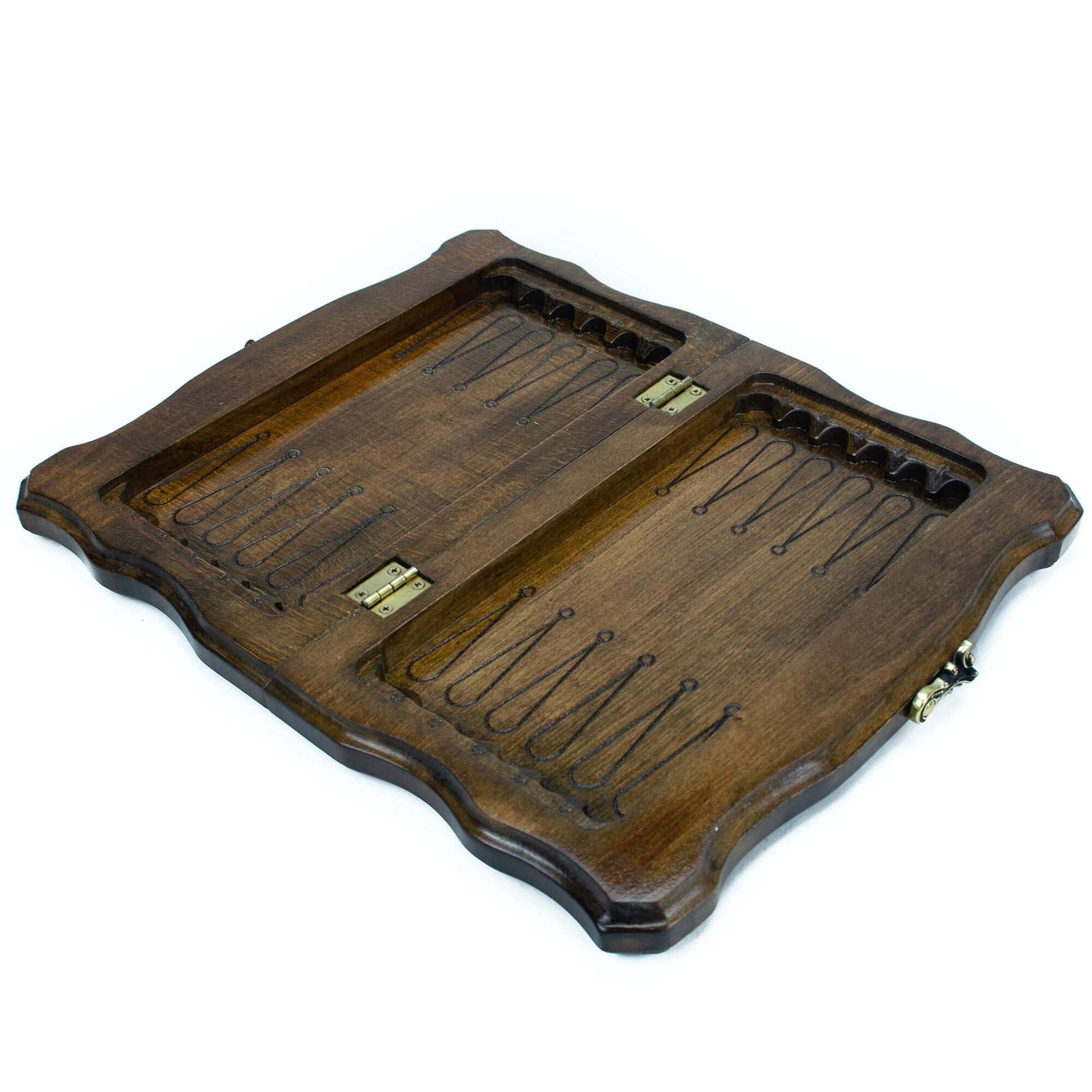 Juego de ajedrez de madera de nogal de 3 en 1 de 11.8 - Imagen 6