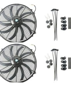 LTI Ventilador Slim de Radiador Eléctrico Universal de Alto