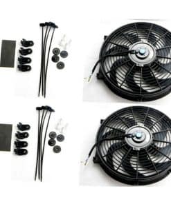 LTI Ventilador Delgado de Radiador Eléctrico Universal de