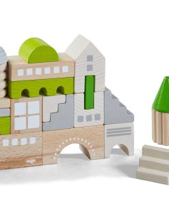 HABA Coburg Wooden Blocks - Set de 28 bloques de