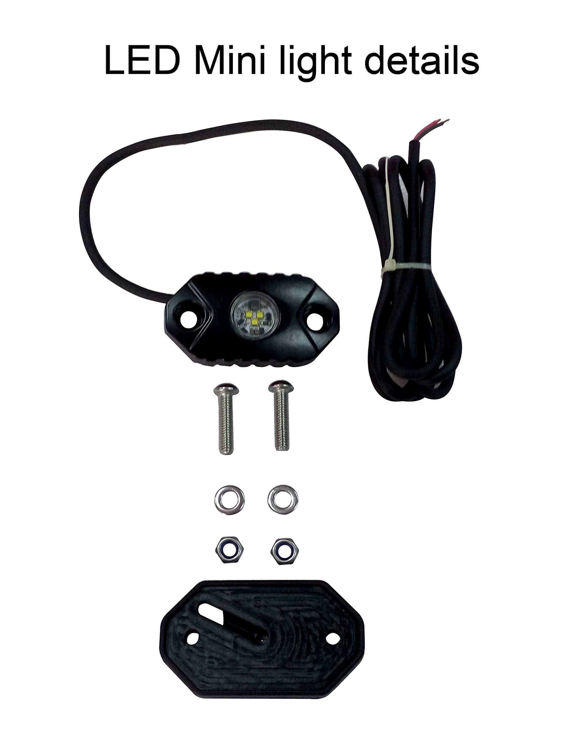 Luces LED Rock TSAUTO a Prueba de Agua IP68 IP69K Lámpara - Imagen 6