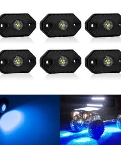 Luces LED Rock TSAUTO a Prueba de Agua IP68 IP69K Lámpara