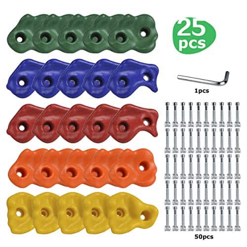 Conjunto de 25 Rocas de Escalada Grandes para Niños y - Imagen 8