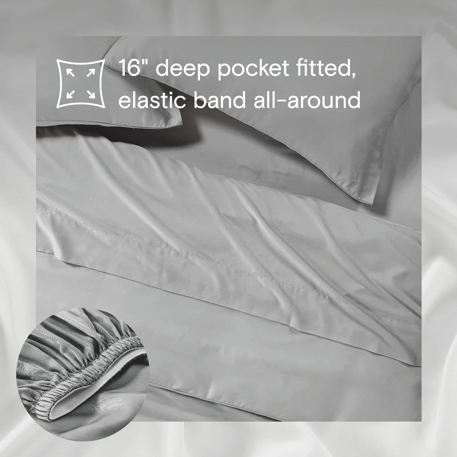 Juego de sábanas SIJO AiryWeight Tencel, -Dove - Imagen 5