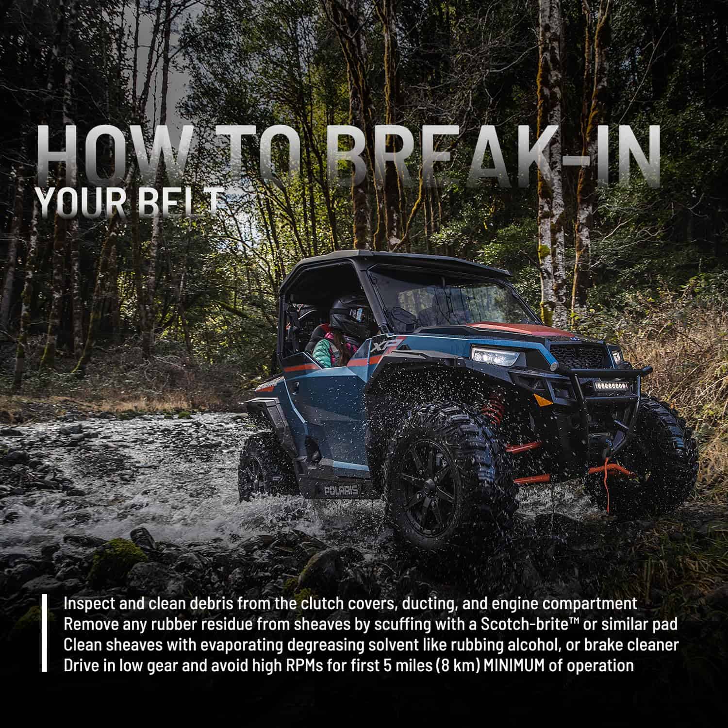 Correa de transmisión Polaris para modelos específicos RZR - Imagen 3