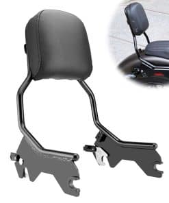 Wsays Sissy Bar de Altura Estándar Desmontable Respaldo de