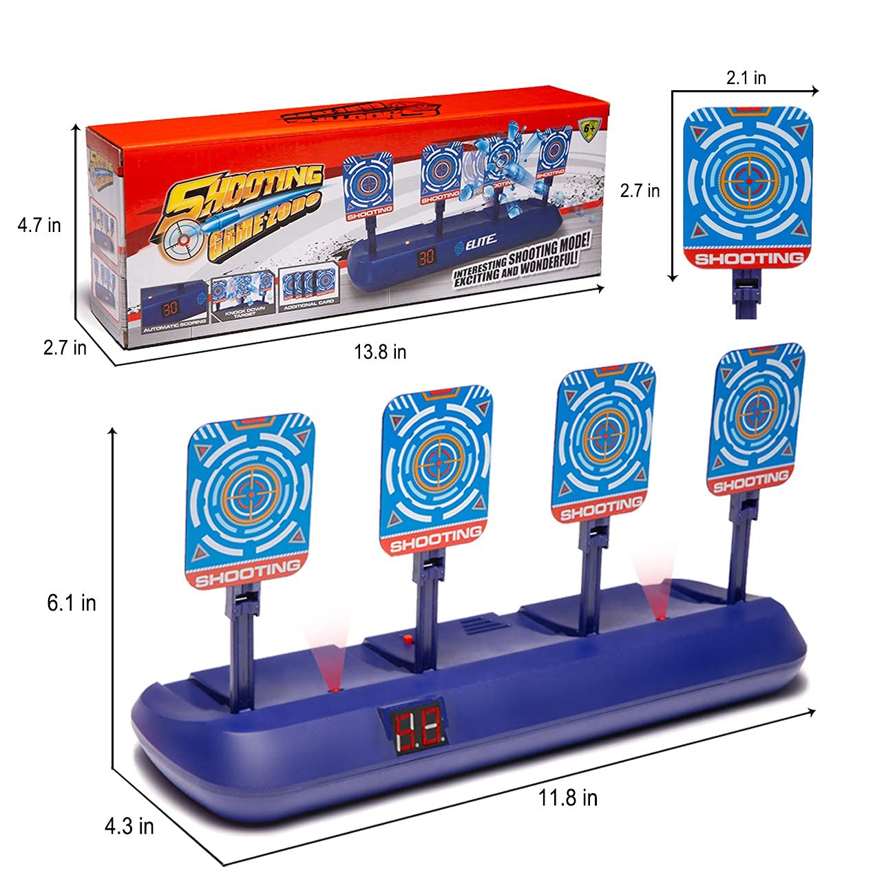 Objetivos para pistolas Nerf, Objetivo electrónico de - Imagen 8