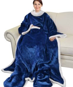 Manta Portátil con Mangas y Bolsillos para Pies Catalonia