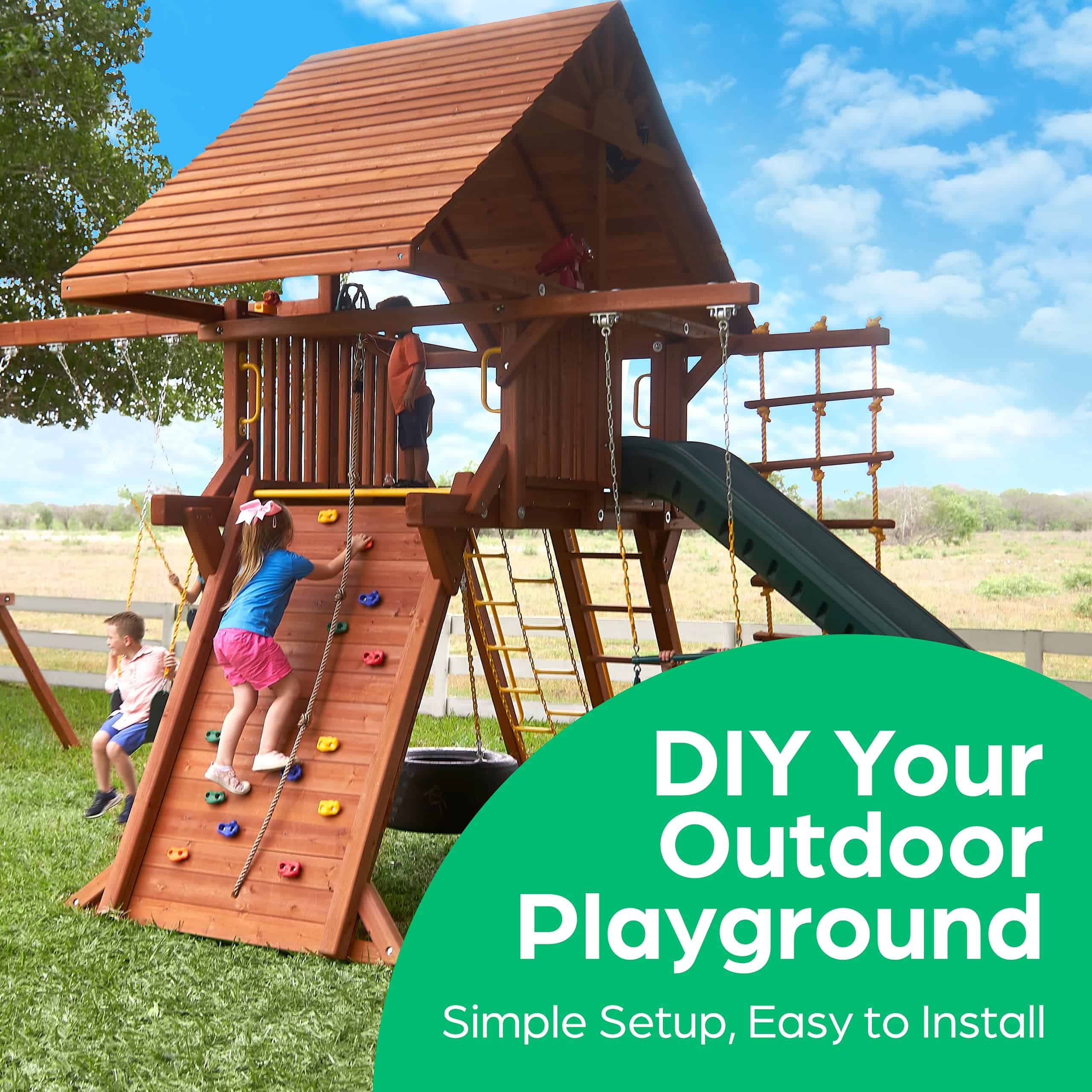 Juego de Columpios Jungle Gym Kingdom 2 Pack - Soportes - Imagen 6