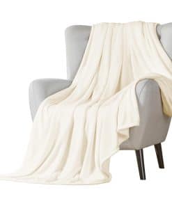 Manta de Lana Cubrecama Walensee Fuzzy Ligera (Tamaño King