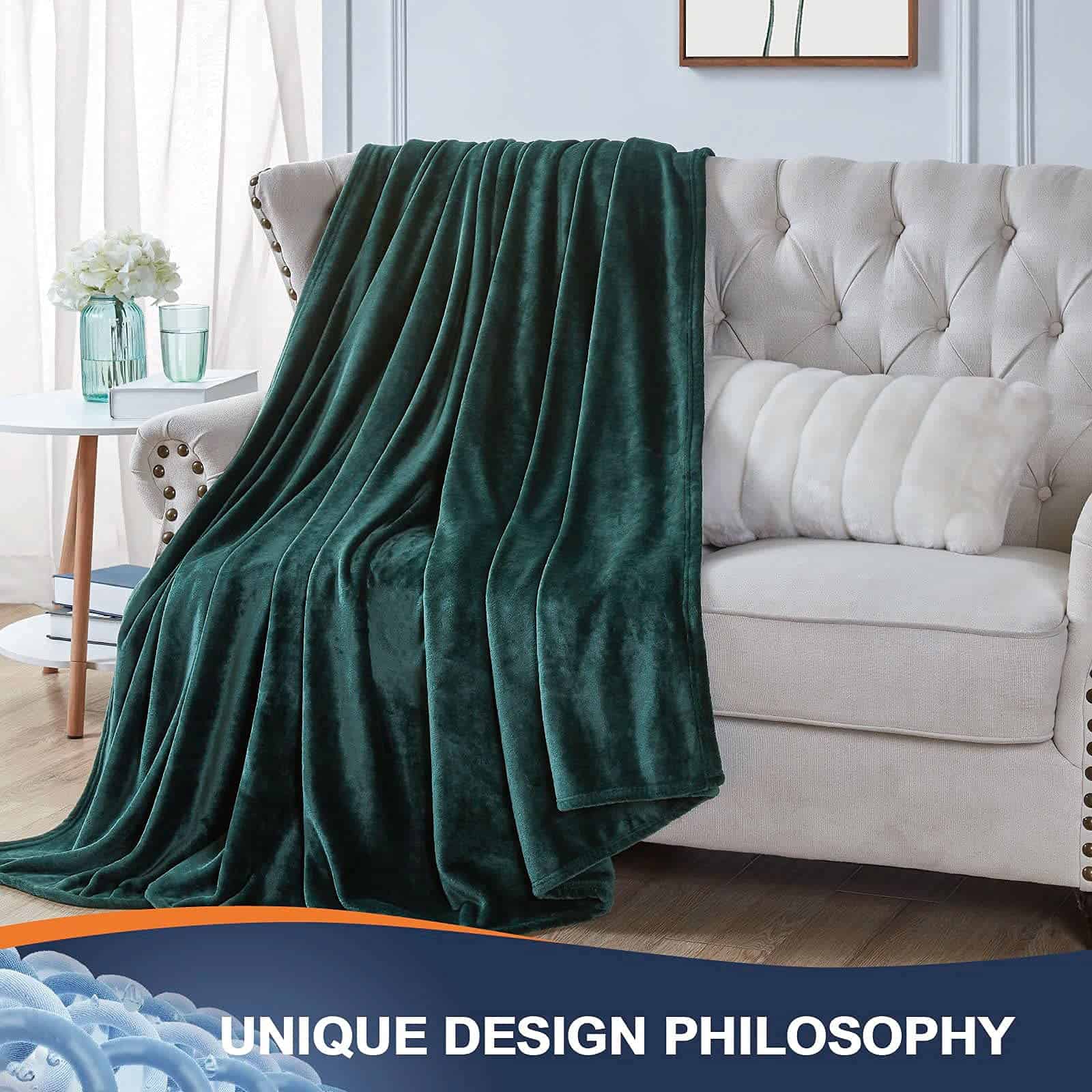 Manta de Felpa Walensee de Tiro Esponjosa y Ligera (Tamaño - Imagen 5