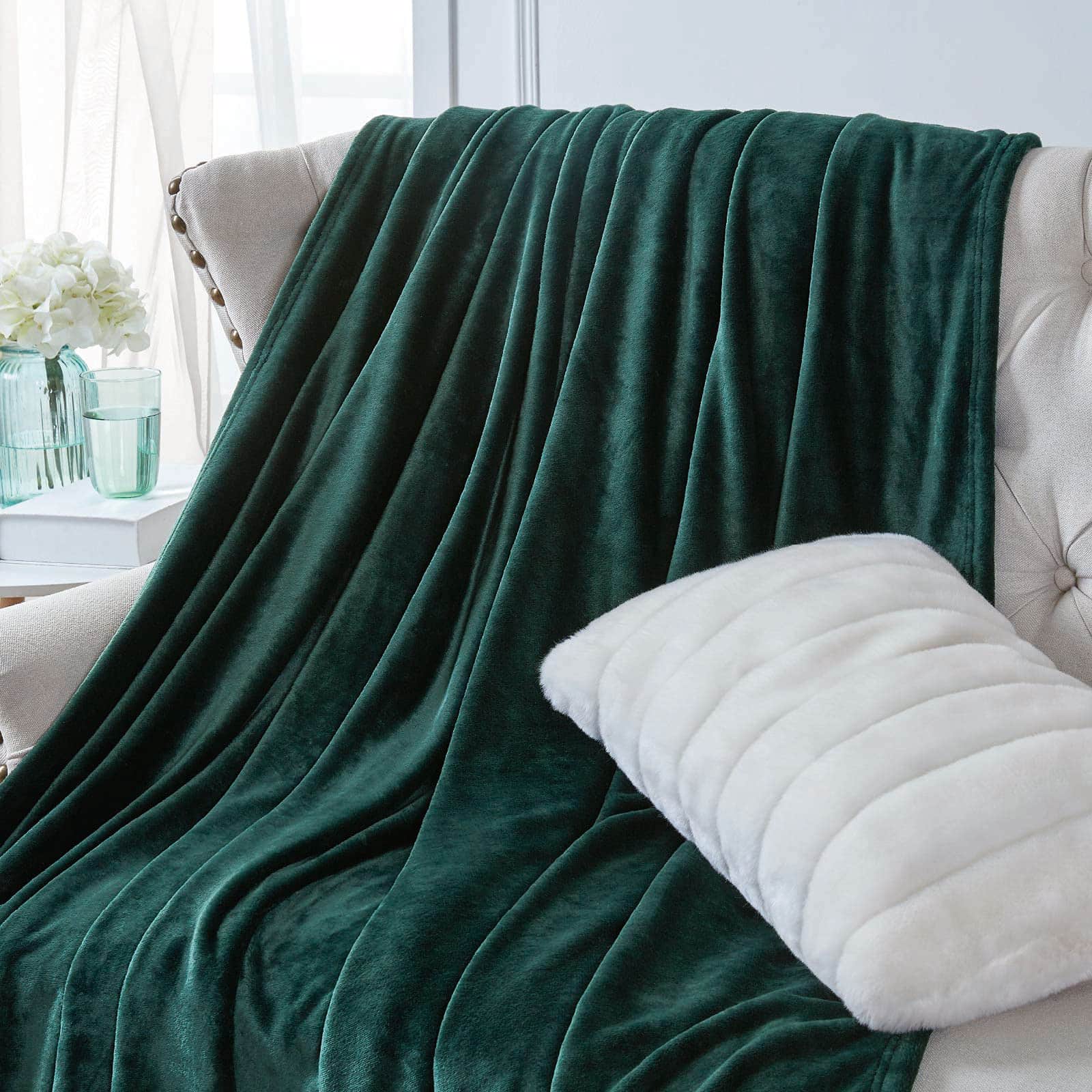 Manta de Felpa Walensee de Tiro Esponjosa y Ligera (Tamaño - Imagen 8