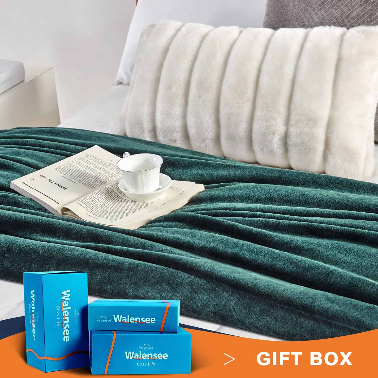 Manta de Felpa Walensee de Tiro Esponjosa y Ligera (Tamaño - Imagen 3