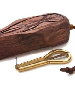 Arpa Judía de MUARO P.Potkin en Estuche de Madera Shaman