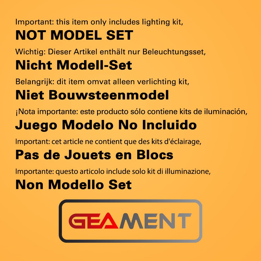 Kit de Luces GEAMENT para el Set de Modelos de Barco - Imagen 3