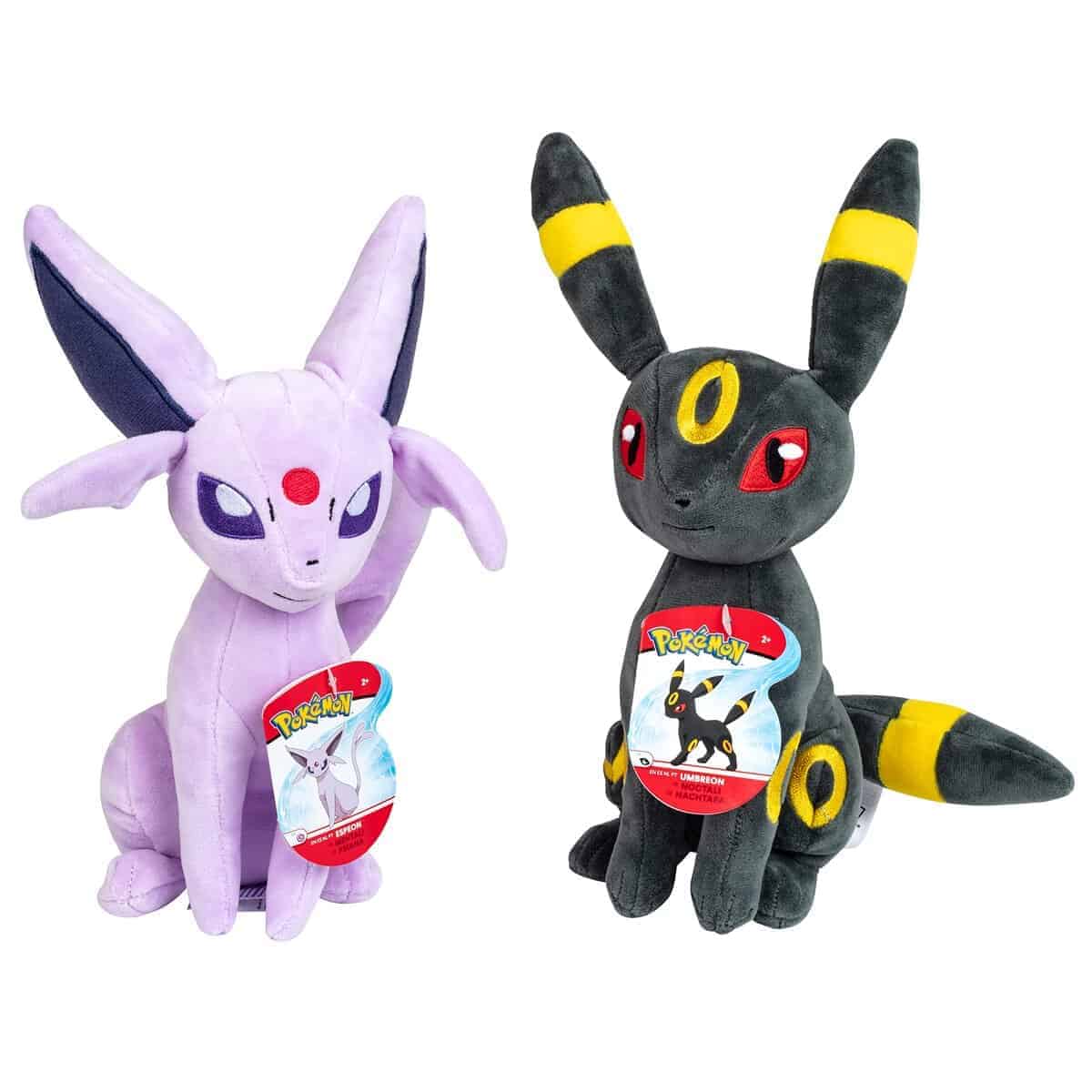 Peluche Pokemon 8" Espeon & Umbreon 2-Pack - Licencia