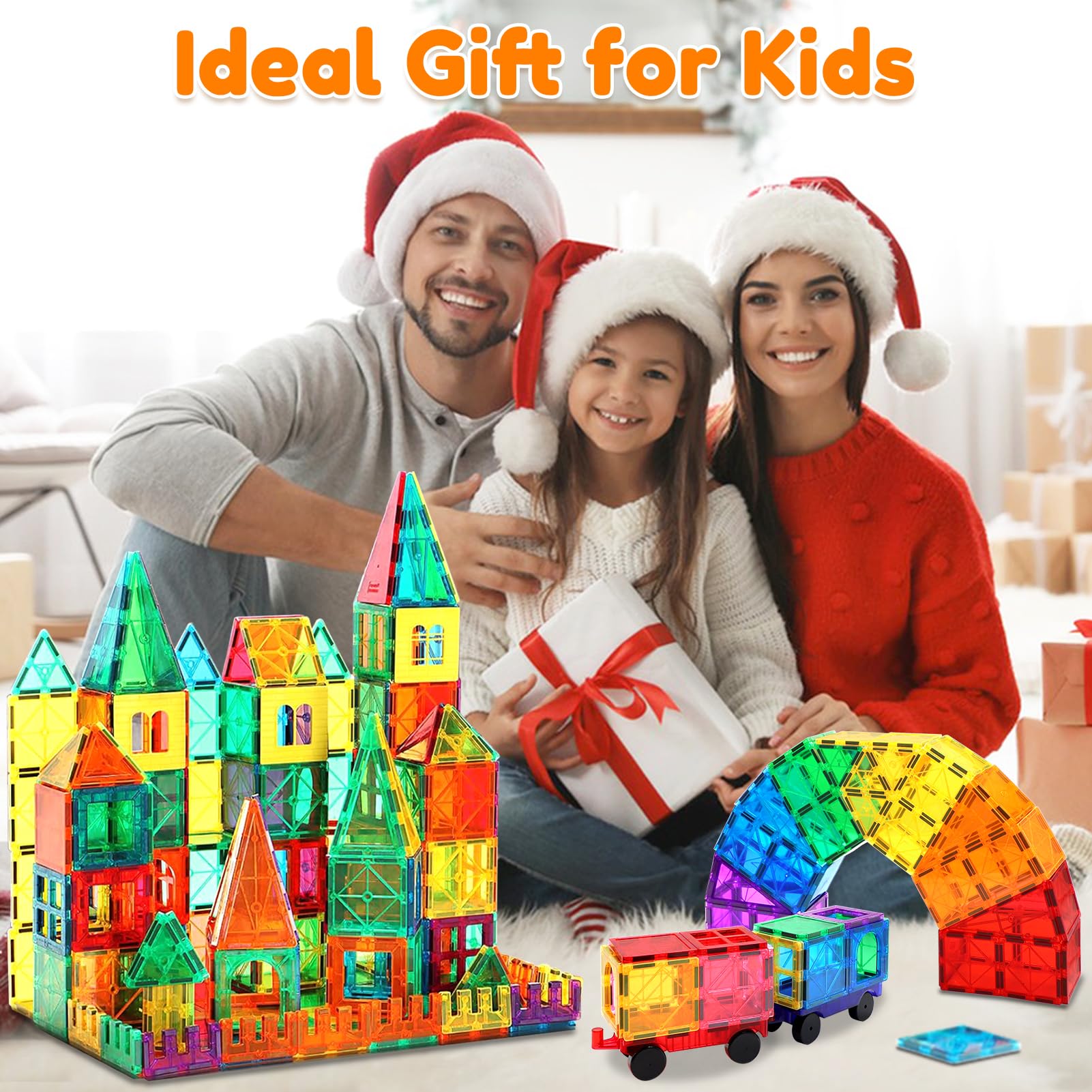 Bloques Magnéticos, 100 Piezas de Bloques de Construcción - Imagen 7