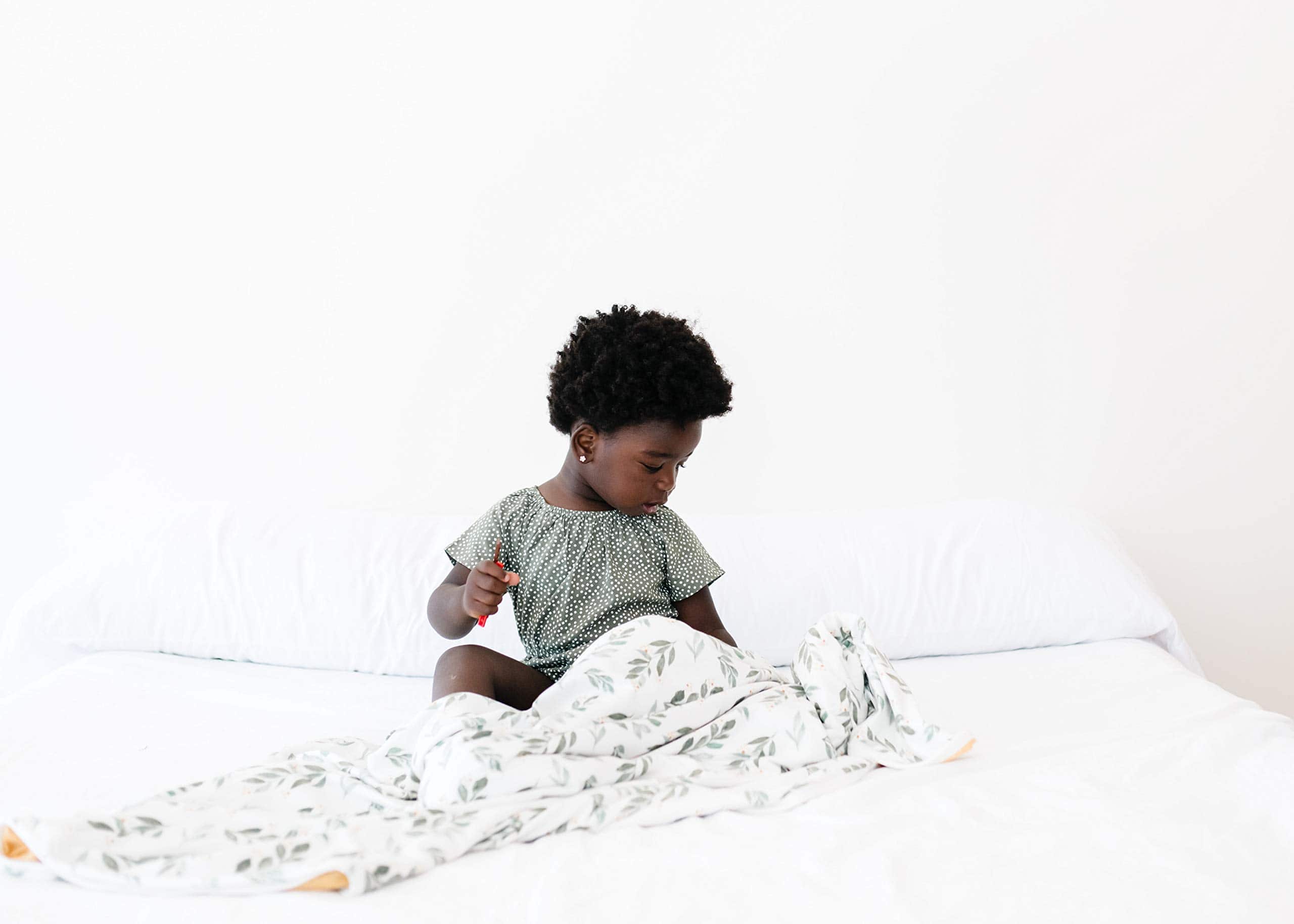 Manta de Tres Capas de Alta Calidad para Bebé "Fern" por - Imagen 7