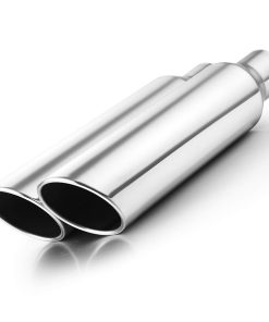 2.5" Inlet Exhaust Tip 2Pcs, A-KARCK Punta de Escape Pulida