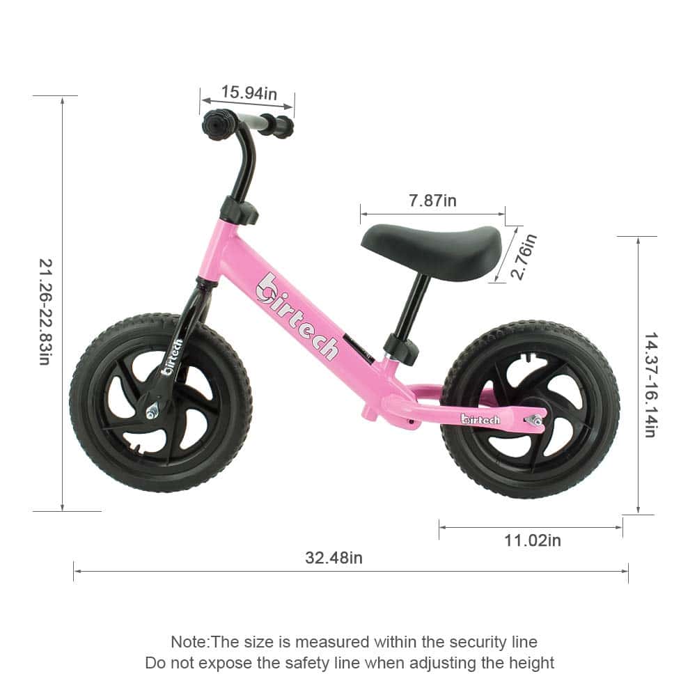 Bicicleta de Equilibrio Birtech de 12 Pulgadas para Niños - Imagen 4