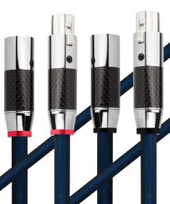Cables XLR Monosaudio 17AWG para Audiofilos OFC Plateados