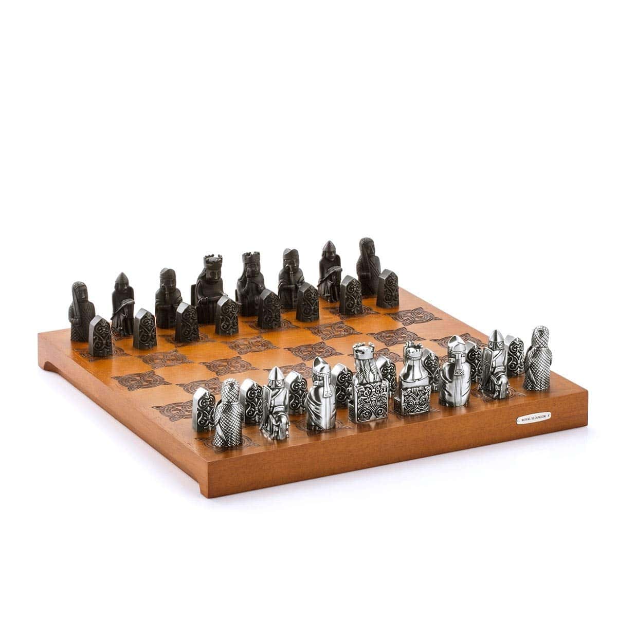 Juego de ajedrez de pewter Royal Selangor Hand Finished The