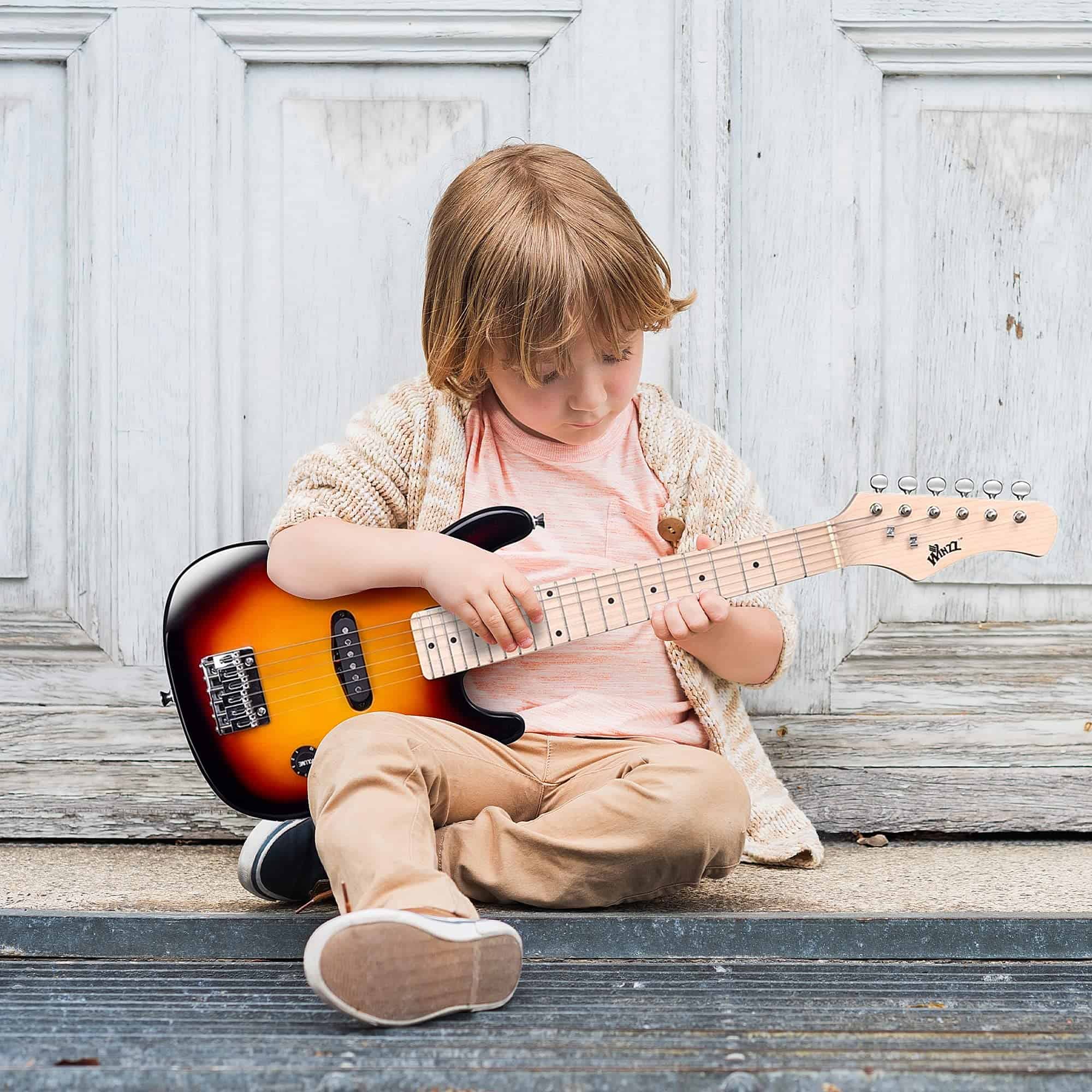 Guitarra Eléctrica para Niños WINZZ EGM100 30 Pulgadas con - Imagen 4