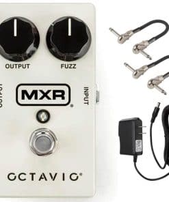 MXR M267 Octavio Pedal de Fuzz con Bundle de 2 Cables MXR y