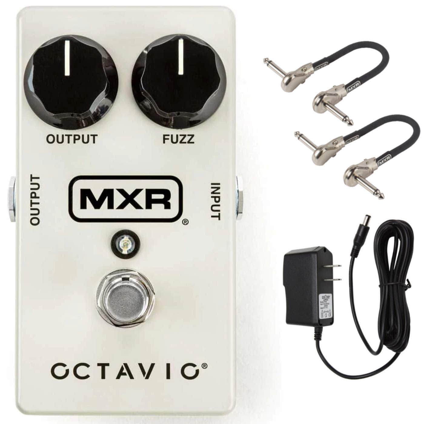 MXR M267 Octavio Pedal de Fuzz con Bundle de 2 Cables MXR y