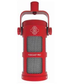 Micrófono dinámico profesional Sontronics -Rojo