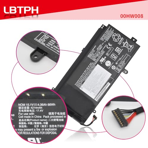 Batería de repuesto compatible con LBTECH 00HW008 00HW009 - Imagen 4