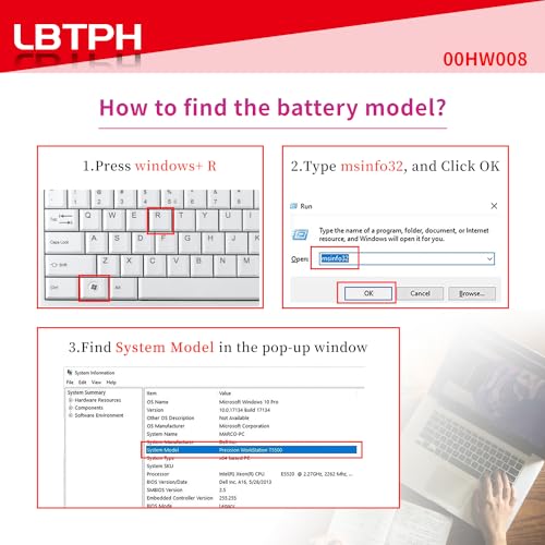 Batería de repuesto compatible con LBTECH 00HW008 00HW009 - Imagen 7