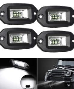 EBESTauto 4PCS LED Flush Mount Pods, 20W Luces LED Montadas