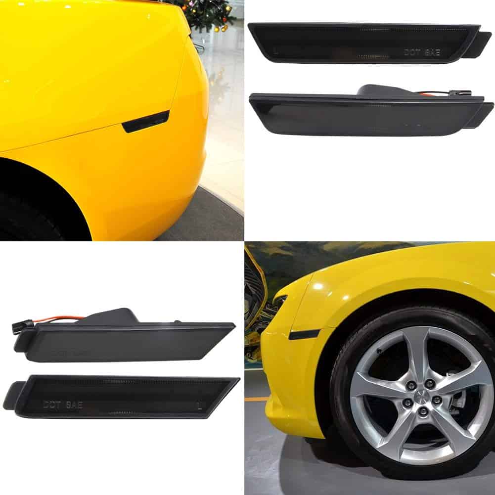 NJSBYL Kit de Luz de Marcador Lateral LED con Lente Ahumada - Imagen 5