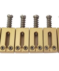 Juego de Selletas de Puente de Guitarra en Latón Macizo