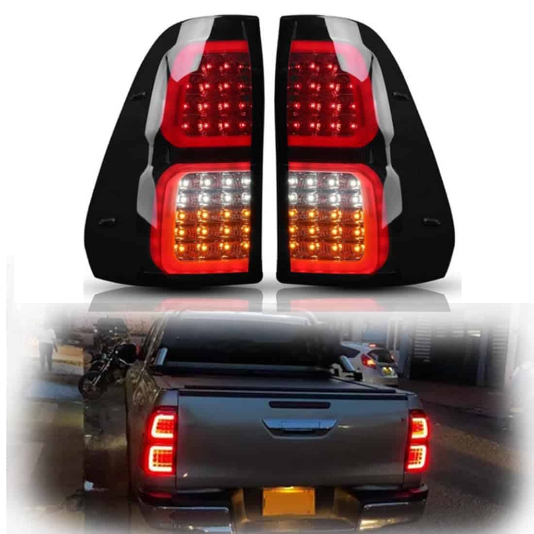 Par de Luces Traseras LED para Auto Compatible con Toyota
