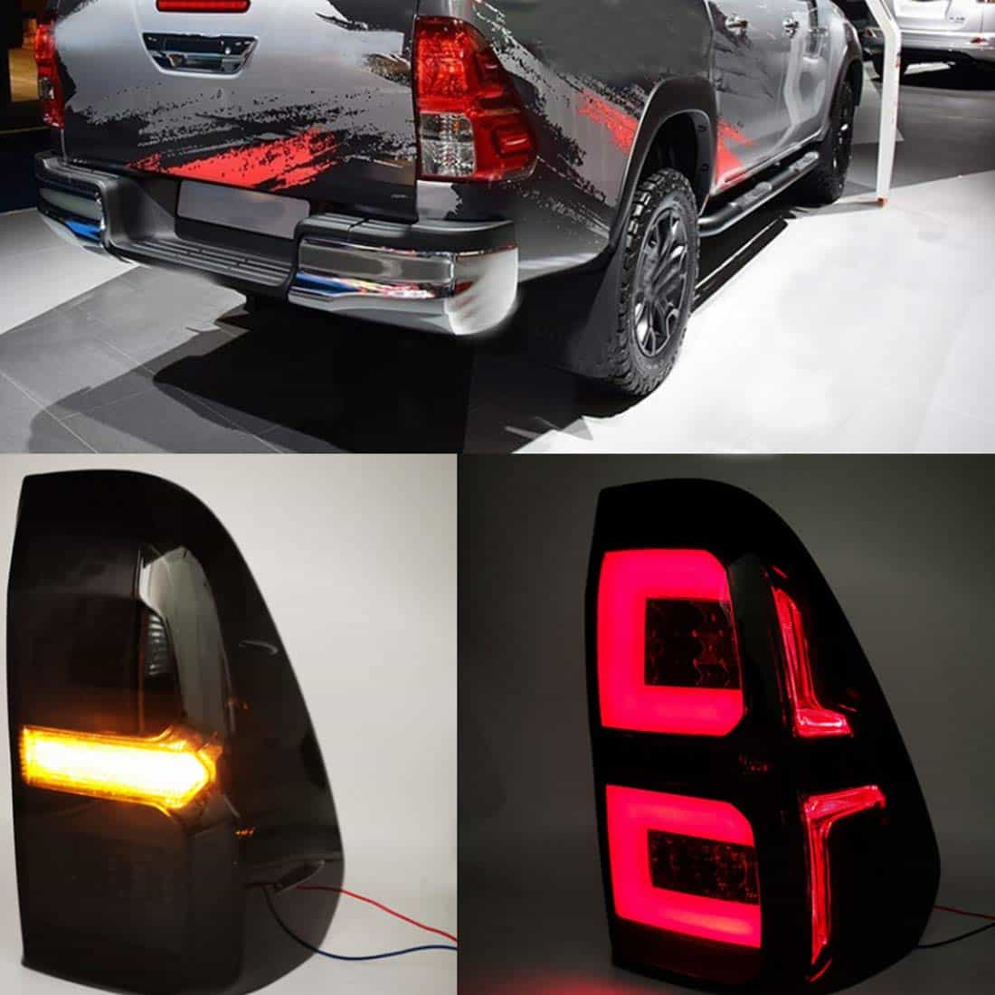 Par de Luces Traseras LED para Auto Compatible con Toyota - Imagen 4