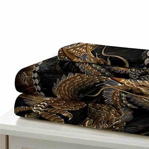 Juego de Ropa de Cama 3D Estampado de Dragón Chino Funda - Imagen 7